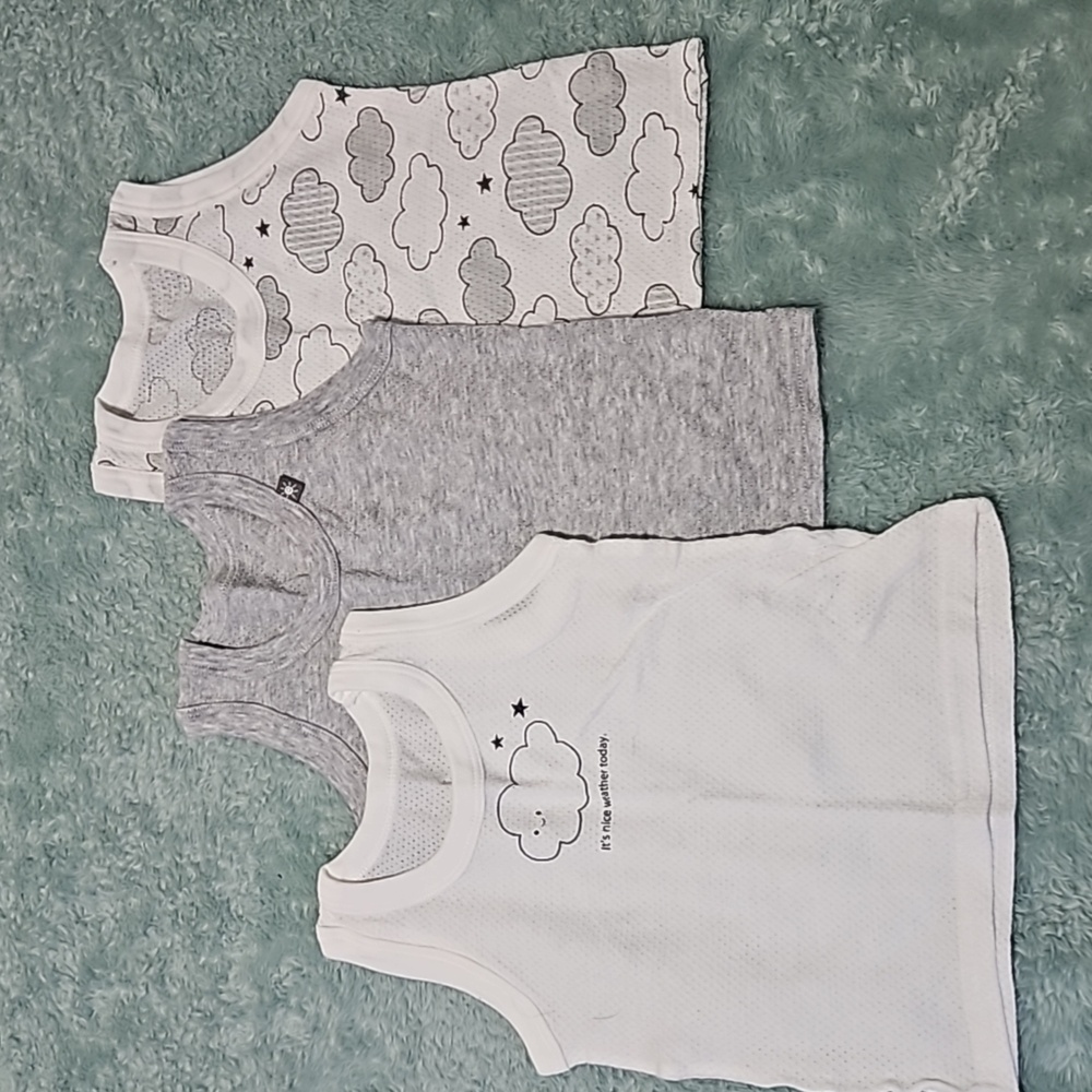 Cotton 6-12mo Tanktops